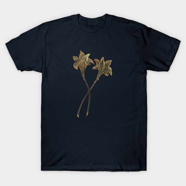 Indian Lily Daffodil T-Shirt by Olooriel